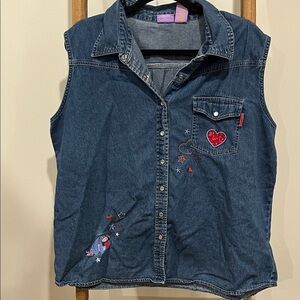 Disney Denim Eeyore Tank Vest